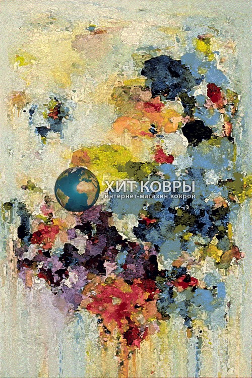 Монгольский ковер Hunnu 6A2351_01 Разноцветный
